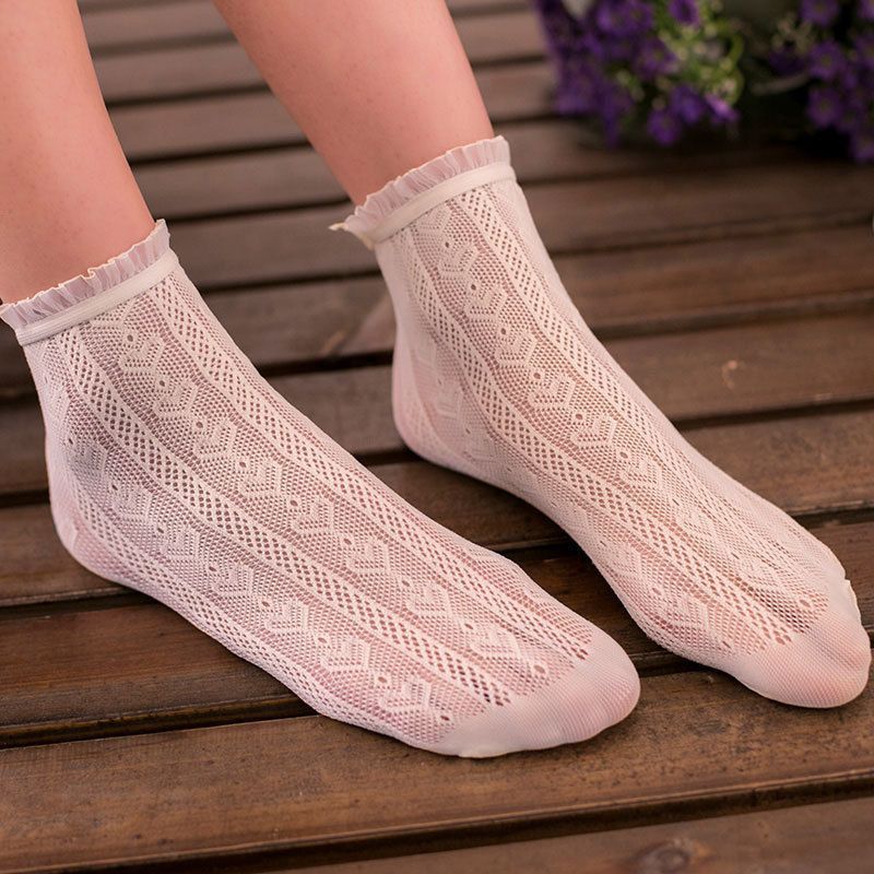 Frill Trim Lace Socks SpreePicky