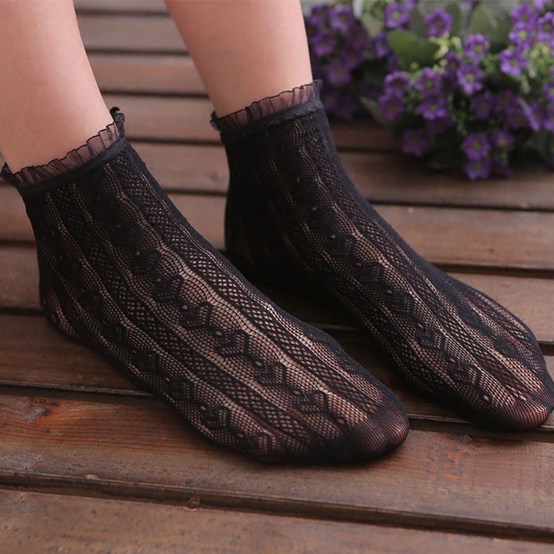 Frill Trim Lace Socks SpreePicky