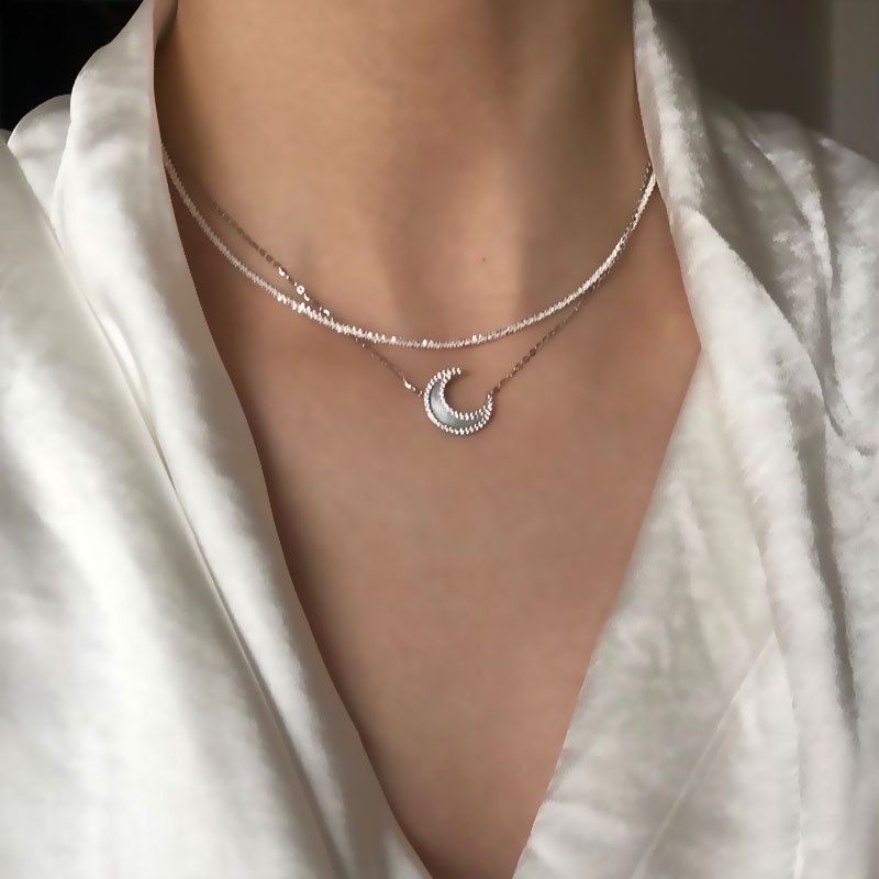 Moon / Sterling Silver Necklace (various designs) SpreePicky