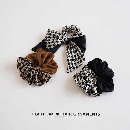 Houndstooth Hair Tie / Scrunchie mySite