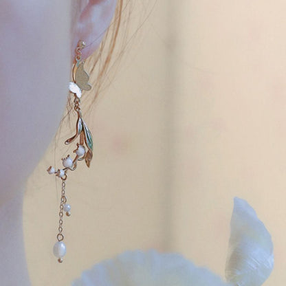 Flower Alloy Dangle Earring SpreePicky