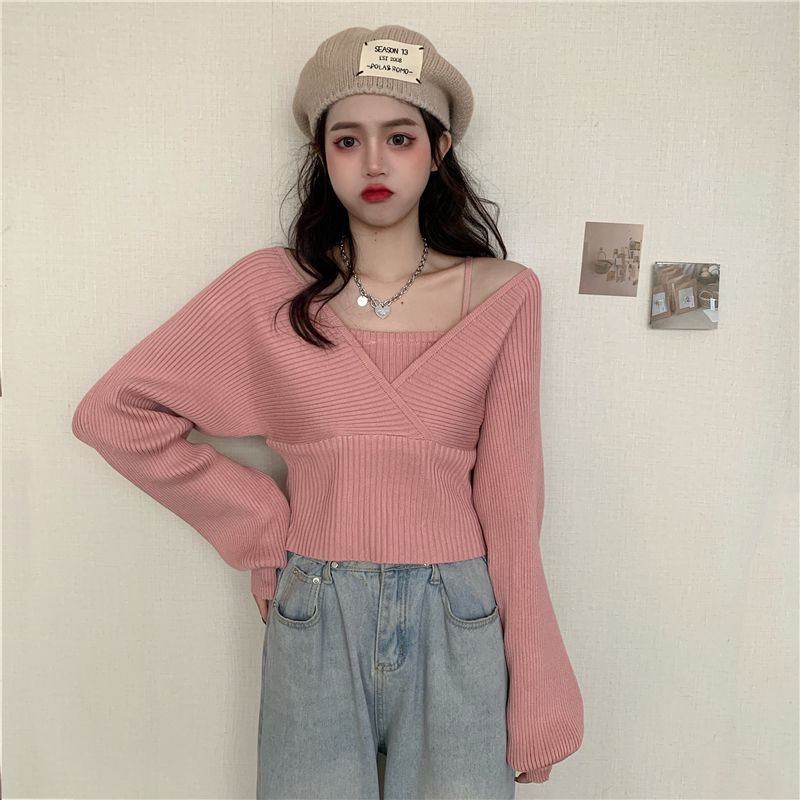 Mock Two Piece Sweater SpreePicky