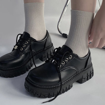 Platform Lace Up Oxfords mySite