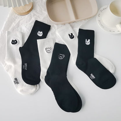 Set Of 3 Pairs: Animal Socks SpreePicky