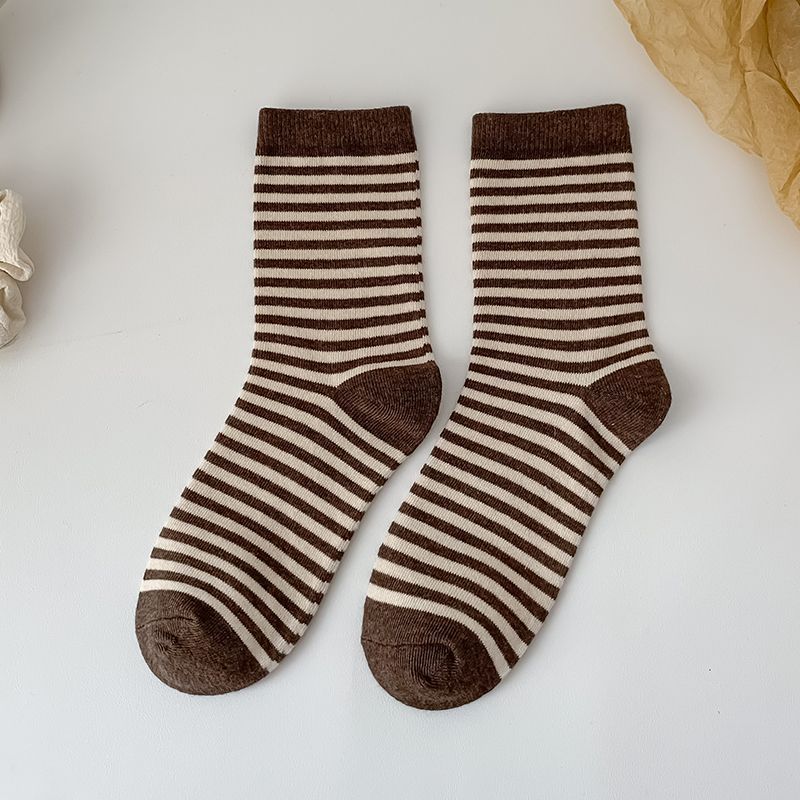 Set Of 3 Pairs: Striped Socks SpreePicky