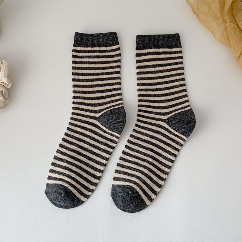 Set Of 3 Pairs: Striped Socks SpreePicky