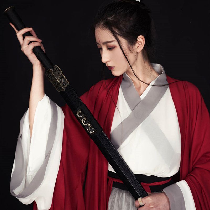 Hanfu Set Of 3 : Red Long SpreePicky