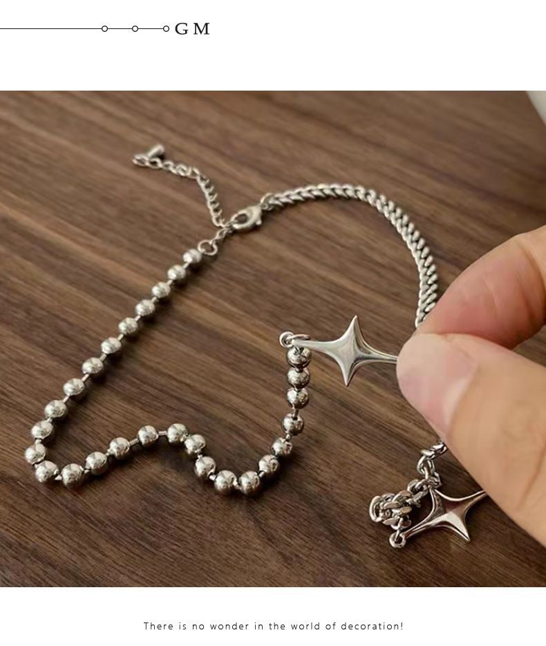 Star Pendant Stainless Steel Necklace SpreePicky