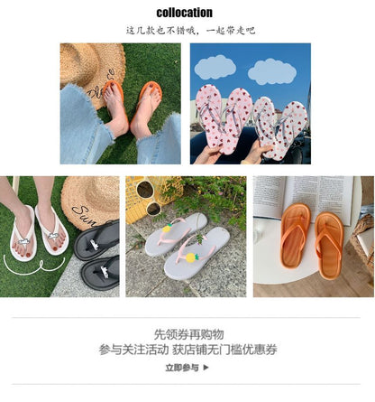 Clear PVC Strap Flip Flops SpreePicky