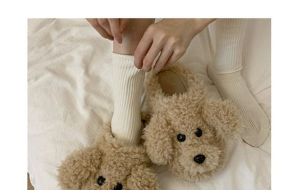 Fluffy Cartoon Home Slippers SpreePicky