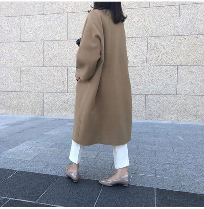 Open-Front Midi Coat SpreePicky