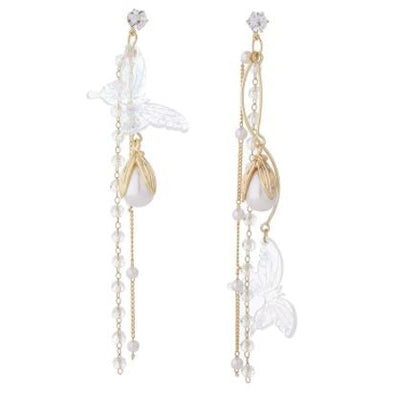 Faux Pearl Flower Drop Earring SpreePicky