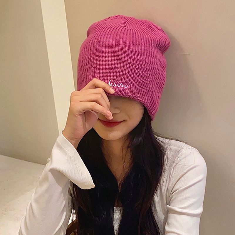 Embroidered Knit Beanie SpreePicky