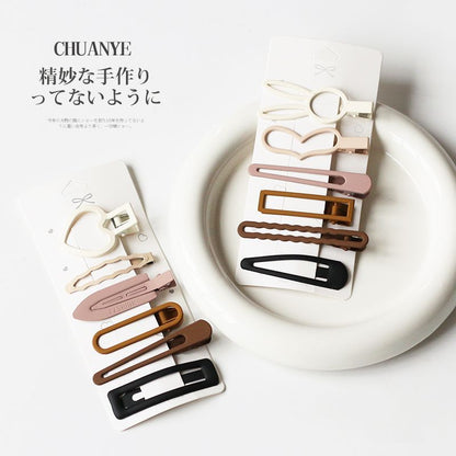 Set of 6: Alloy Hair Clip SpreePicky