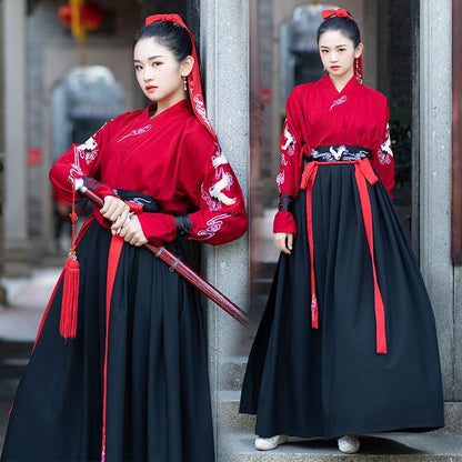 Couple Matching Set: Hanfu Top + Skirt SpreePicky