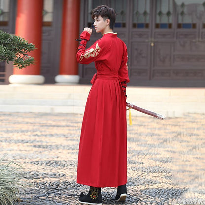 Set: Embroidered Hanfu Top + Skirt SpreePicky