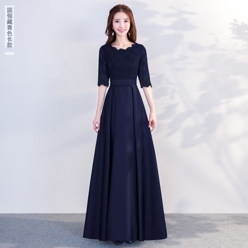 Short-Sleeve A-Line Evening Gown (Various Designs) SpreePicky