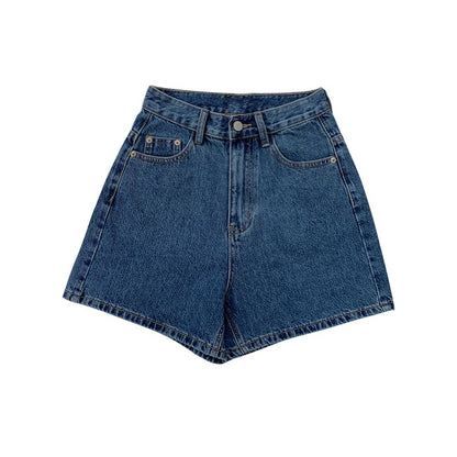 Wide Leg Denim Shorts SpreePicky