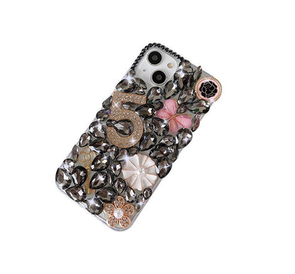 Numerical  Faux Crystal Phone Case SpreePicky