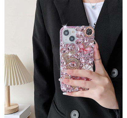 Numerical  Faux Crystal Phone Case SpreePicky