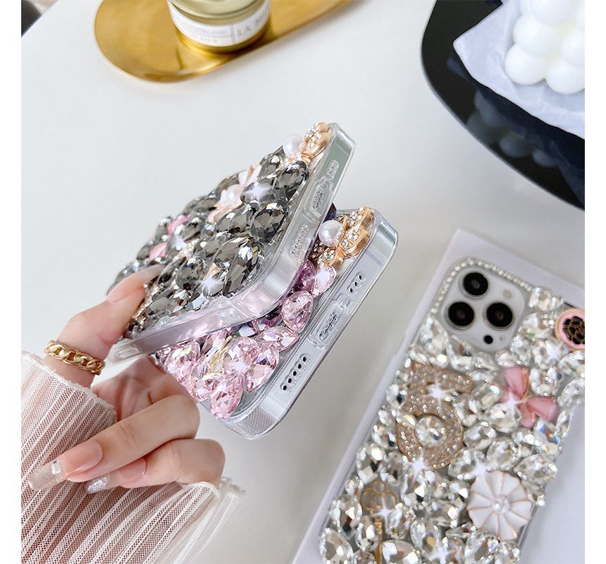 Numerical  Faux Crystal Phone Case SpreePicky