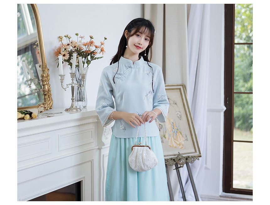 Hanfu Embroidered Top SpreePicky