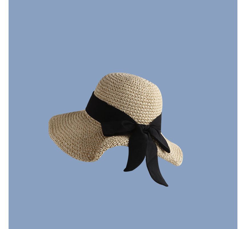 Bow Straw Sun Hat SpreePicky