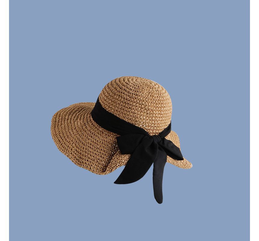 Bow Straw Sun Hat SpreePicky