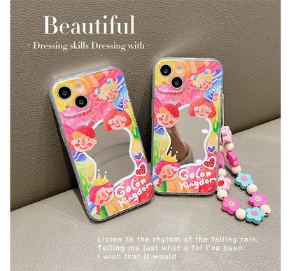 Flower Mirrored Phone Case - iPhone 13 Pro Max / 13 Pro / 13 / 13 mini / 12 Pro Max / 12 Pro / 12 / 12 mini / 11 Pro Max / 11 Pro / 11 / SE / XS Max / XS / XR / X / SE 2 / 8 / 8 Plus / 7 / 7 Plus SpreePicky