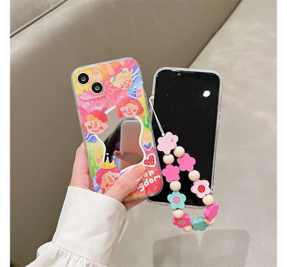 Flower Mirrored Phone Case - iPhone 13 Pro Max / 13 Pro / 13 / 13 mini / 12 Pro Max / 12 Pro / 12 / 12 mini / 11 Pro Max / 11 Pro / 11 / SE / XS Max / XS / XR / X / SE 2 / 8 / 8 Plus / 7 / 7 Plus SpreePicky