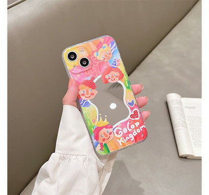 Flower Mirrored Phone Case - iPhone 13 Pro Max / 13 Pro / 13 / 13 mini / 12 Pro Max / 12 Pro / 12 / 12 mini / 11 Pro Max / 11 Pro / 11 / SE / XS Max / XS / XR / X / SE 2 / 8 / 8 Plus / 7 / 7 Plus SpreePicky