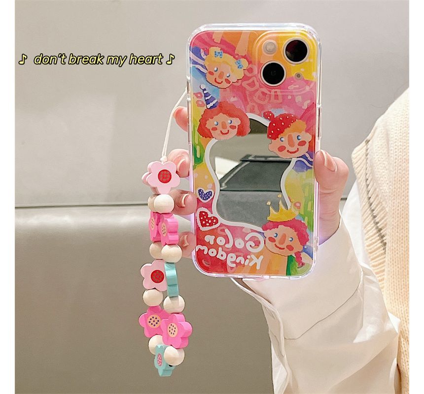 Flower Mirrored Phone Case - iPhone 13 Pro Max / 13 Pro / 13 / 13 mini / 12 Pro Max / 12 Pro / 12 / 12 mini / 11 Pro Max / 11 Pro / 11 / SE / XS Max / XS / XR / X / SE 2 / 8 / 8 Plus / 7 / 7 Plus SpreePicky