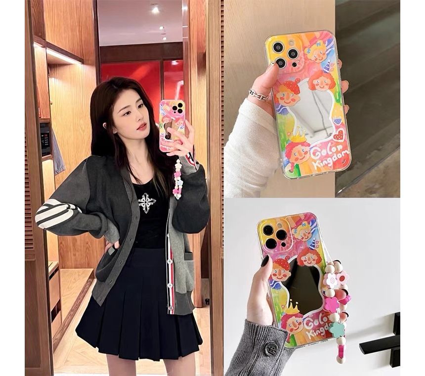 Flower Mirrored Phone Case - iPhone 13 Pro Max / 13 Pro / 13 / 13 mini / 12 Pro Max / 12 Pro / 12 / 12 mini / 11 Pro Max / 11 Pro / 11 / SE / XS Max / XS / XR / X / SE 2 / 8 / 8 Plus / 7 / 7 Plus SpreePicky