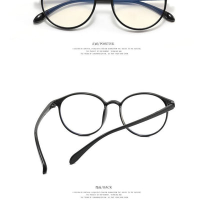 Round Blue Light Blocking Eyeglasses mySite