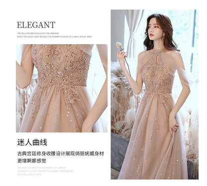 Sleeveless Embellished Evening Gown SpreePicky