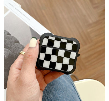 Checked Print AirPods Case Protection Cover SpreePicky