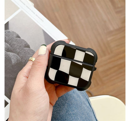 Checked Print AirPods Case Protection Cover SpreePicky