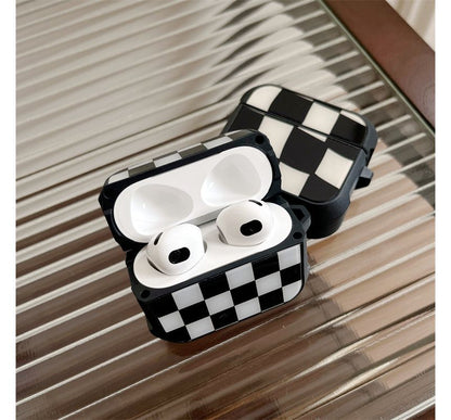 Checked Print AirPods Case Protection Cover SpreePicky