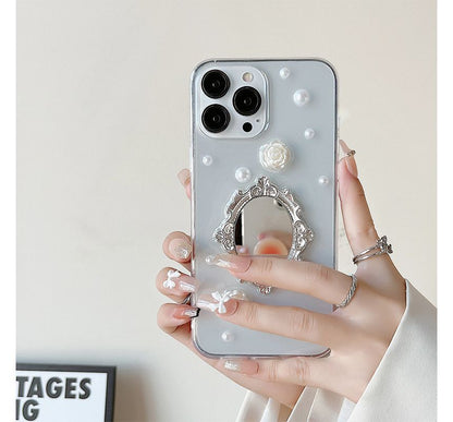 Mirrored Faux Pearl Phone Case SpreePicky