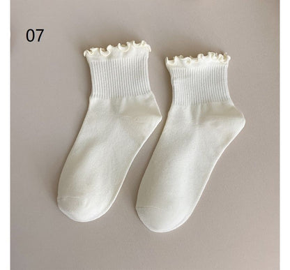 Set of 4: Frill Trim Socks SpreePicky