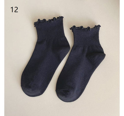 Set of 4: Frill Trim Socks SpreePicky