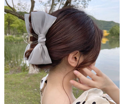 Mesh Bow Hair Claw SpreePicky