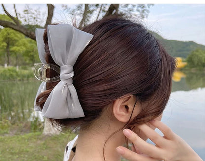 Mesh Bow Hair Claw SpreePicky