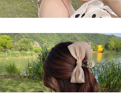 Mesh Bow Hair Claw SpreePicky