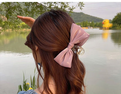 Mesh Bow Hair Claw SpreePicky