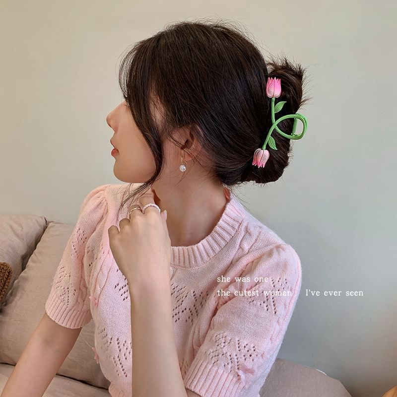 Floral Hair Claw / Hair Clip SpreePicky