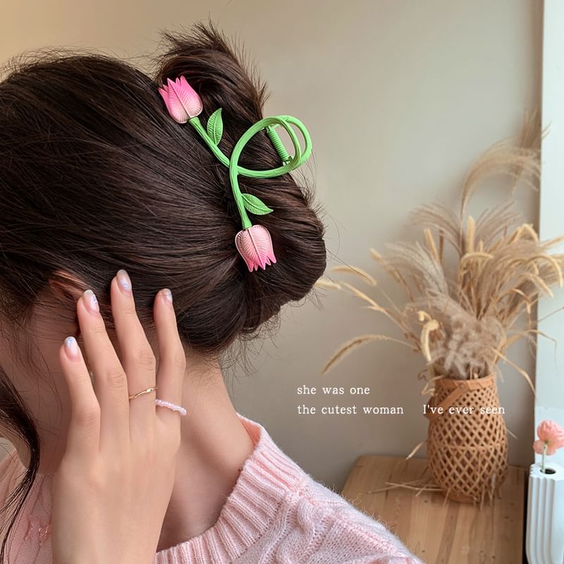 Floral Hair Claw / Hair Clip SpreePicky