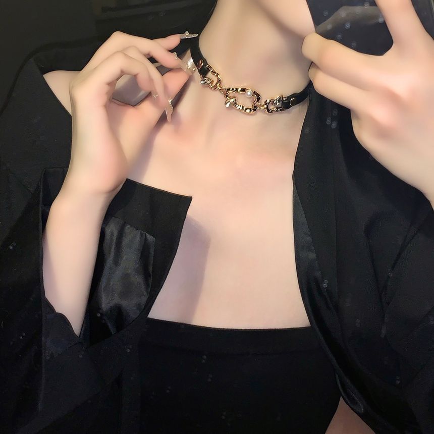 Irregular Chunky Alloy Choker SpreePicky