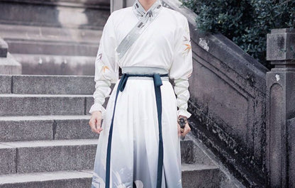 Print Gradient Hanfu Costume Set SpreePicky