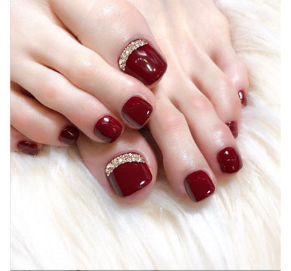 Embellished Faux Toe Nail Tips SpreePicky